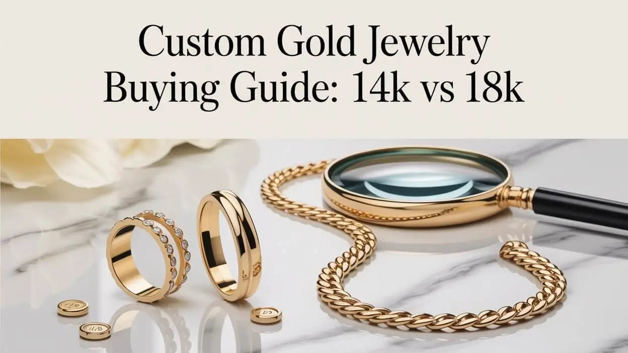 Custom Gold Jewelry Buying Guide: 14K vs 18K