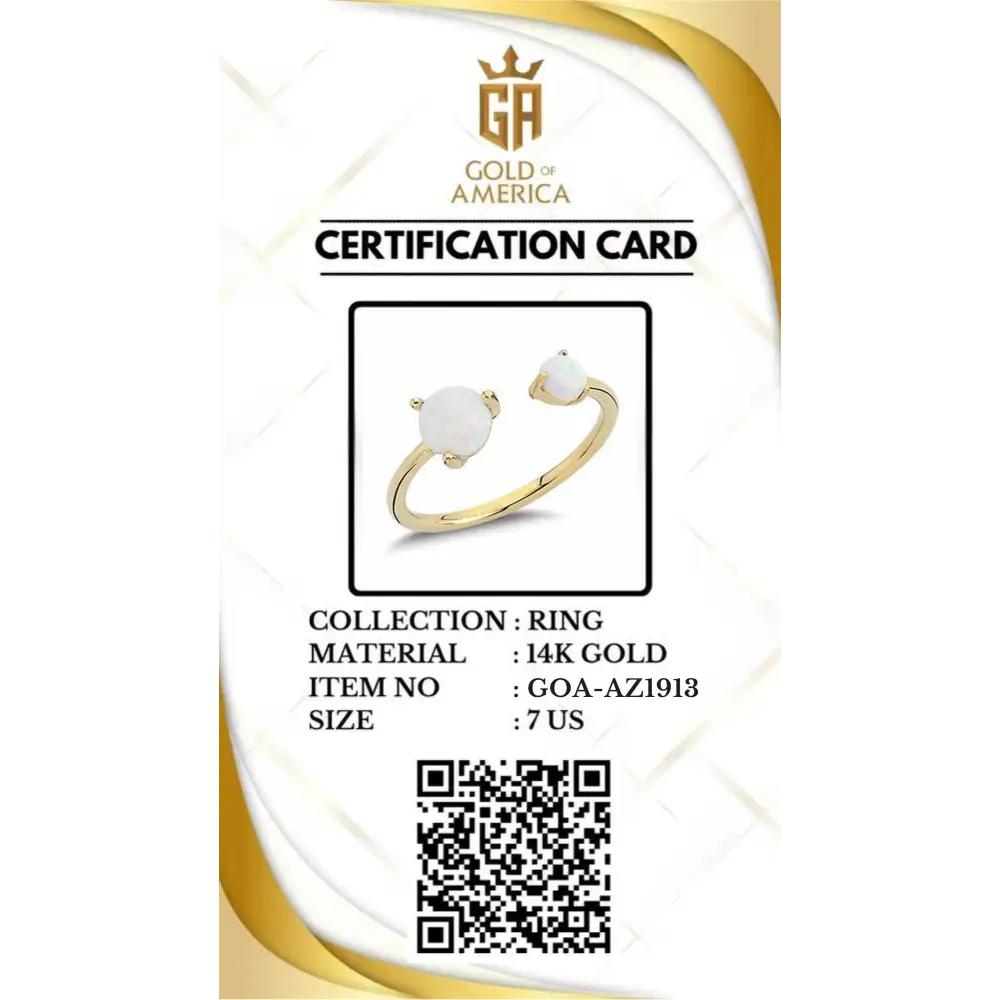 14K Handmade Double Moonstone Open Ring Adjustable Gold Band with Natural Iridescent Gemstones