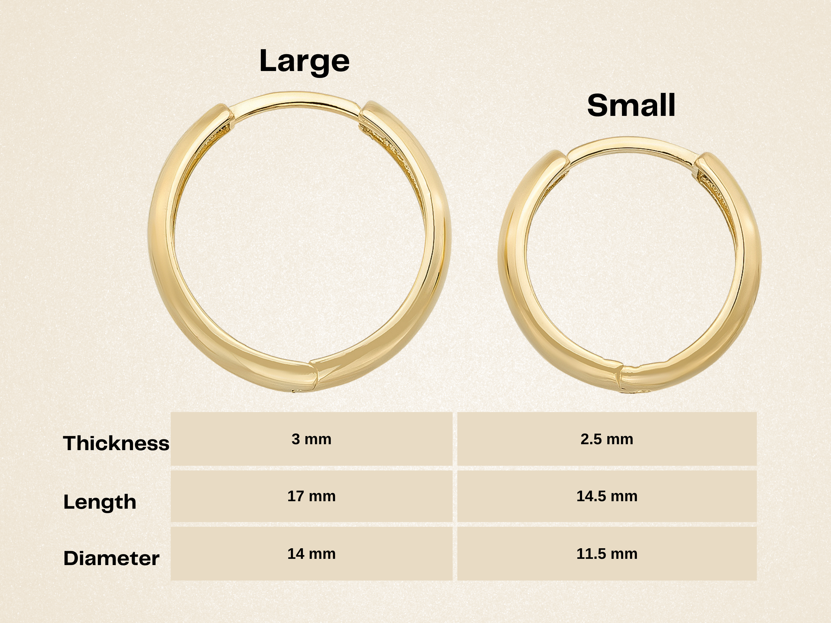 14K Solid Gold Huggie Hoop Earrings | Tiny Moon & Sun Design Hoops for Women - Hoop Earrings