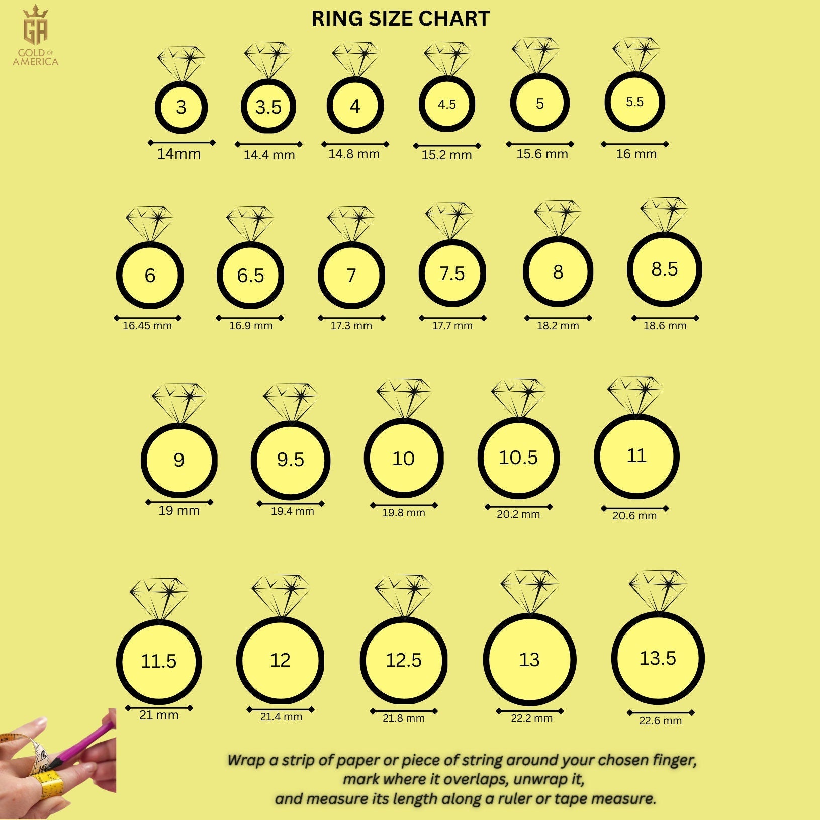 14K Solid Gold Initial Love Ring Script Love Ring - Stackable Rings