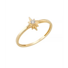14K Compass Shaped Gold Ring - Rings