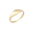 14K Gold Dome Ring for Women Minimal Plain Gold Band Classic Polished Jewelry