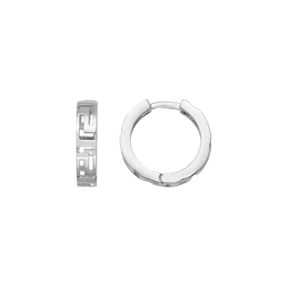 Here’s greek key earrings hoops huggie earring 14K solid gold. As a wide infinity greek key symbol huggy hoop earrings adding sophistication and sparkle to any outfit. The infinity key earring is  ideal for stacking or wearing alone. Discover the luxury of our greek pattern gold and large hoop earrings gift for her birthday or anniversary ceremony. If you re looking for 14k solid gold hoop and everyday wear hoops, here is the wide greek hoops and meander earrings for yourself.