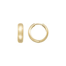 14K Gold Minimal Huggie Hoop Earrings – Trendy Stacking Set of 2 Earrings - Hoop Earrings