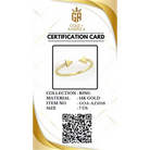 14K Handmade Gold Double Arrow Ring Trendy Minimalist Design with Geometric Shape