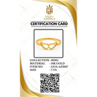 14K Solid Gold Angel Wings Ring: Sentimental Symbolic Love Forever Ring Guardian Christmas Gift