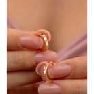 14K Solid Gold Dainty Earrings - Earrings