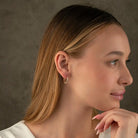 14K Solid Gold Diamond-Cut Huggie Hoop Earrings | 10.8mm & 13.5mm Hoops for Women - Hoop Earrings