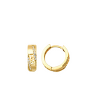 14K Solid Gold Huggies Dainty Earring - Earrings