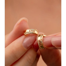 14K Solid Gold Huggies Dainty Earring - Earrings