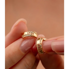 14K Solid Gold Huggies Dainty Earring - Earrings