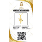 14K Solid Gold Hummingbird Necklace Crystal Pave Bird Pendant Nature Inspired Jewelry Good Luck Charm Mother’s Day Gift