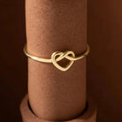 14K Solid Gold Knot Ring Elegant Handcrafted Jewelry for Women
