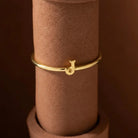 14K Solid Gold Letter J Ring Initial Jewelry for Women