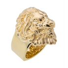 14K Solid Gold Men’s Lion Rings - 7 1/2 - Earrings