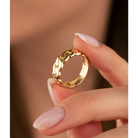 14K Solid Gold Miami Cuban Ring - Rings