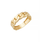 14K Solid Gold Miami Cuban Ring - Rings