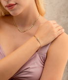 14K Solid Gold Monaco Chain Necklace 4 mm - Chains