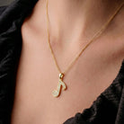 14K Solid Gold Music Note Necklace CZ Sparkle Music Symbol Pendant Dainty Choir Jewelry Music Lover Gift for Daughter