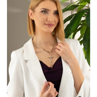 14K Solid Gold Nail Cross Pendant - Pendants