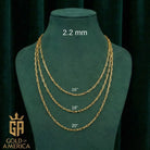 14K Solid Gold Paperclip Chain Necklace 1.9mm 2.2mm 3.4mm 16 18 20 Inch Trendy Rectangle Link Minimalist Jewelry Gift