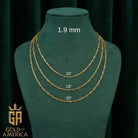 14K Solid Gold Paperclip Chain Necklace 1.9mm 2.2mm 3.4mm 16 18 20 Inch Trendy Rectangle Link Minimalist Jewelry Gift