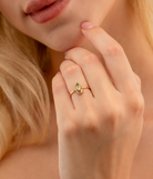 14K Solid Gold Pineapple Ring - Rings