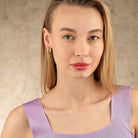 14K Solid Gold Slim Dome Huggie Hoop Earrings | Everyday Hoops for Women - Hoop Earrings