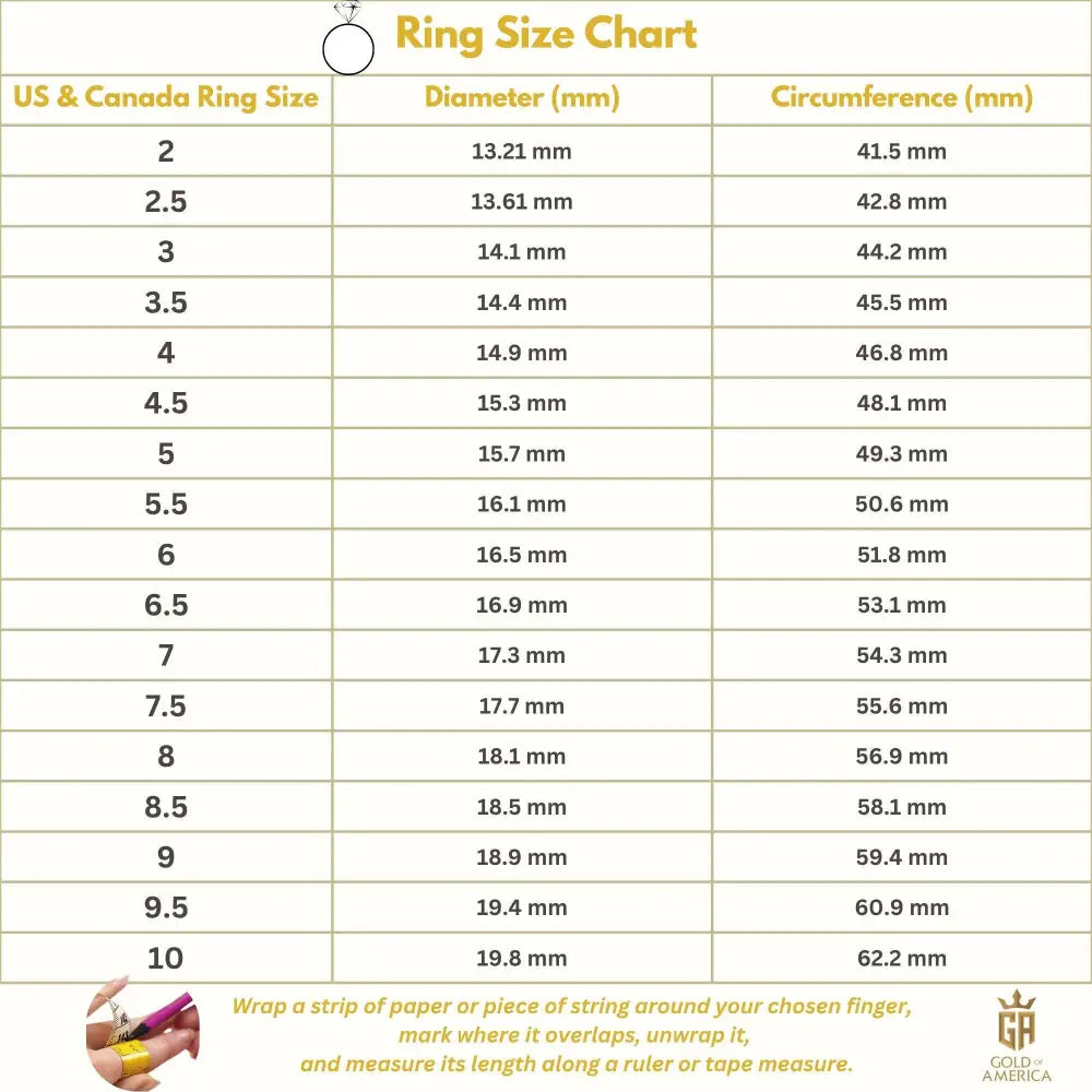 14K Solid Gold Square Signet Ring Cubic Zirconia Full Eternity Band