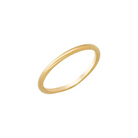 14k Solid Gold Stackable Wedding Band - Chains