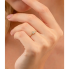 14k Solid Gold Star Ring - Rings