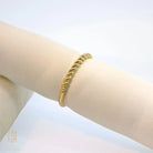 14K Solid Gold Twisted Rope Wedding Band Infinity Knot Promise Ring