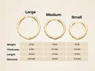 Braided Earrings Huggie Hoop Earrings 14K Solid Gold Ribbed Hoop Earring Three Type of 11.5 mm 13 mm and 15.5 mm