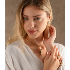 Fancy Panther Ring 14K Solid Gold - Rings