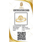 Handcrafted 14K Gold Floral Ring Delicate Rose Band Elegant Jewelry Gift