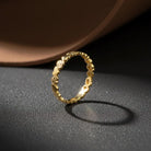 Handcrafted 14K Gold Heart Band Dainty Gold Jewelry Gift for Women by GoA
