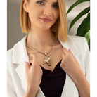 Winged Lion Pendant Necklace 14K Gold - Pendants